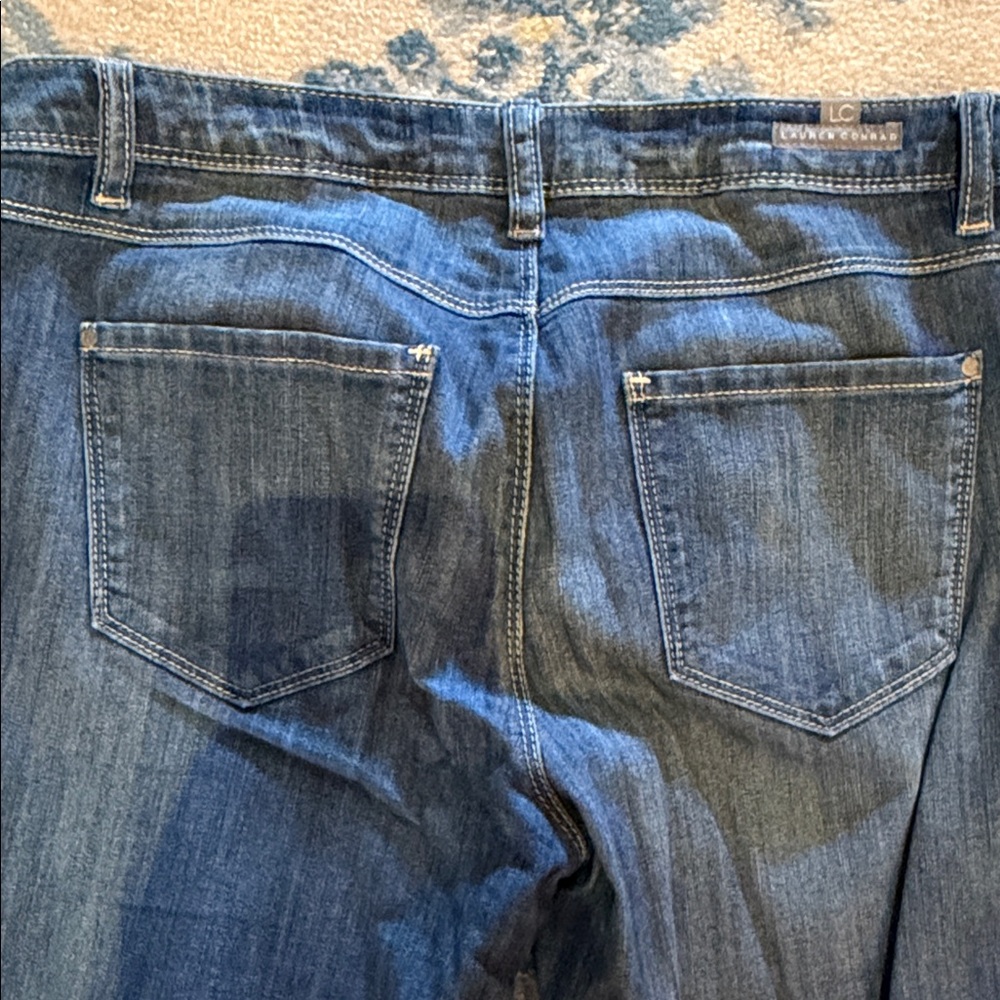 LC Lauren Conrad Medium Blue Distressed Skinny Jeans - Picture 6 of 7